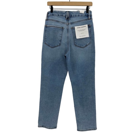 Good American Good Vintage Low Natural Fray Sz 6 - Picture 3 of 9